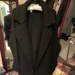 Brandy Melville Black Heavy weight coat